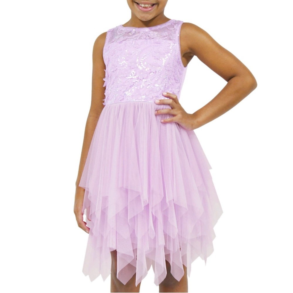 Zunie Lilac Sequin Dress - XS (4/5)